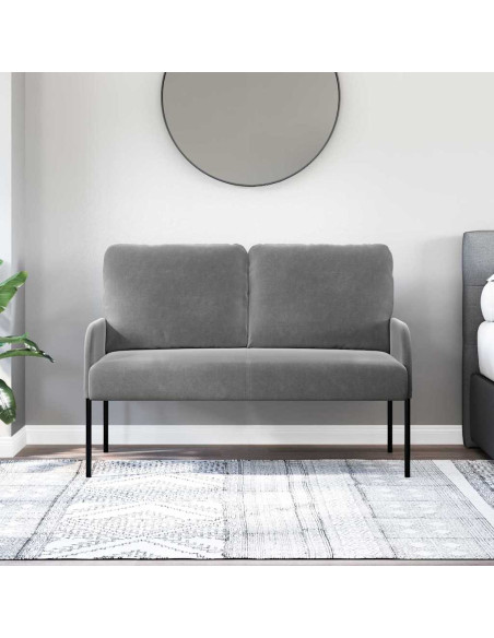 Divani con cuscino 110cm Grigio scuro Legno compensato