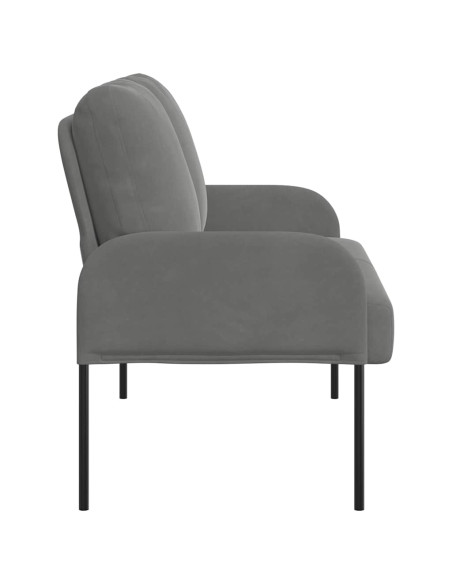 Divani con cuscino 110cm Grigio scuro Legno compensato