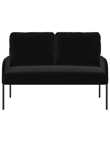 Divani con cuscino 110cm Nero Legno compensato
