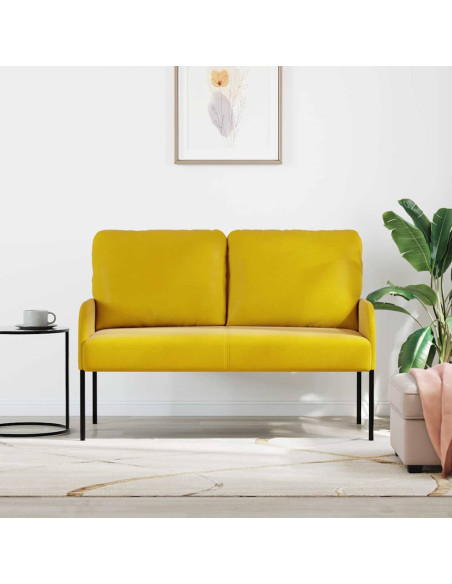 Divani con cuscino 110cm Giallo Legno compensato