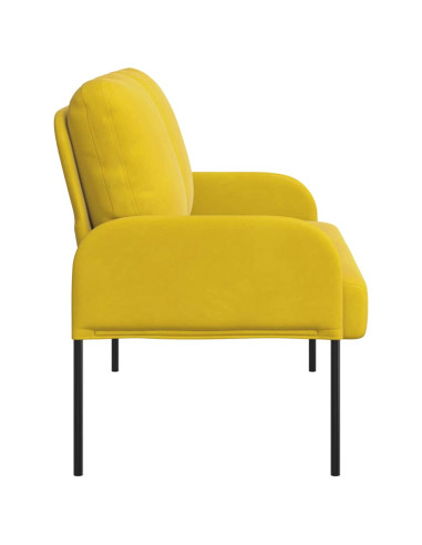 Divani con cuscino 110cm Giallo Legno compensato