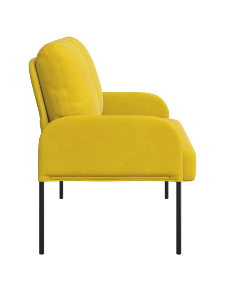 Divani con cuscino 110cm Giallo Legno compensato