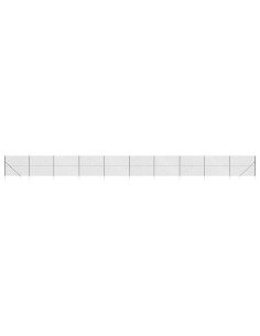 Recinzione a Rete con Picchetti Ancoraggio Antracite 2x25 m 2