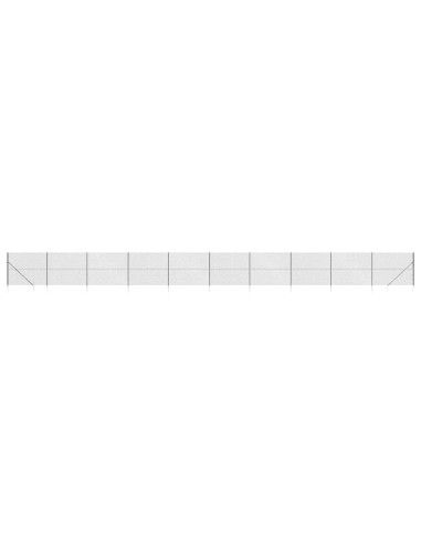 Recinzione a Rete con Picchetti Ancoraggio Antracite 2x25 m