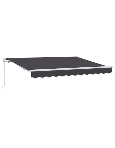 Tenda Retrattile Antracite 300 x 200 cm Tessuto