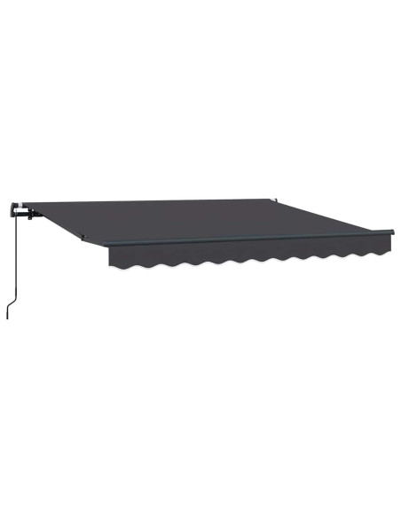 Tenda Retrattile Antracite 300 x 200 cm Tessuto