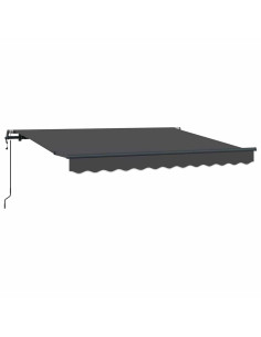Tenda Retrattile Antracite 300 x 200 cm Tessuto 2