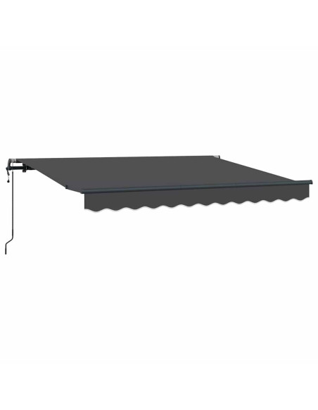 Tenda Retrattile Antracite 300 x 200 cm Tessuto