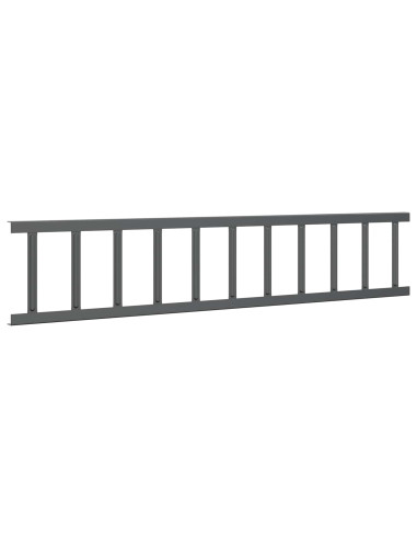 Guardia per neve sul tetto Antracite 1200 x 2,5 x 20 cm Acciaio
