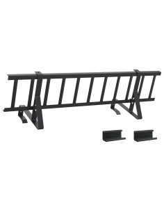 Guardia per neve sul tetto Nero 800 x 29,5 x 34,5 cm Acciaio 2