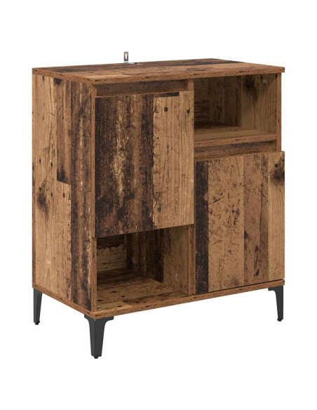 Sideboards 3 pcs Legno vecchio 60 x 35 x 70 cm