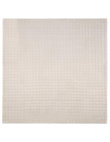 Tappeti per area Quadrato HUARTE Beige 120 x 120 cm Poliestere
