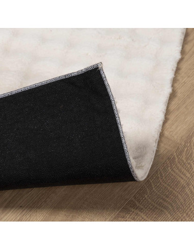 Tappeti per area Quadrato HUARTE Beige 120 x 120 cm Poliestere