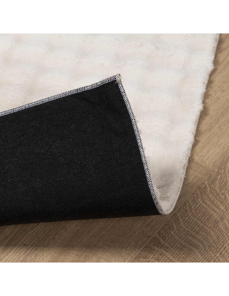 Tappeti per area Quadrato HUARTE Beige 120 x 120 cm Poliestere