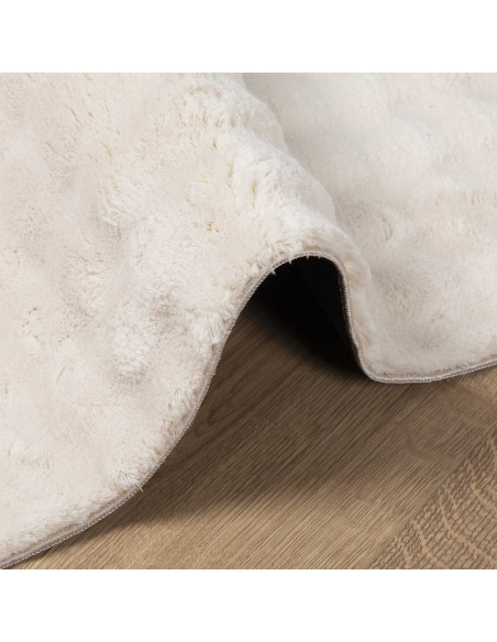 Tappeti per area Quadrato HUARTE Beige 120 x 120 cm Poliestere