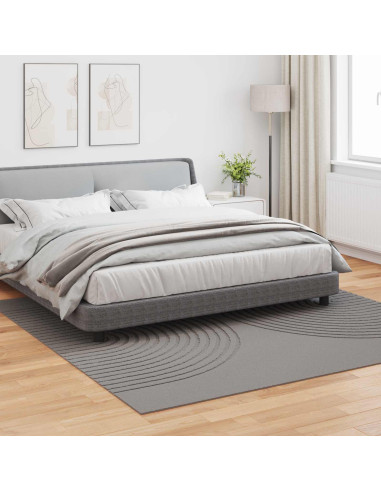Tappeti per area Quadrato HUARTE Grigio 240 x 240 cm Poliestere