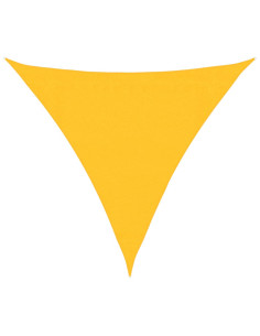 Vela Parasole 160 g/m² Gialla 3,6x3,6x3,6 m in HDPE 2