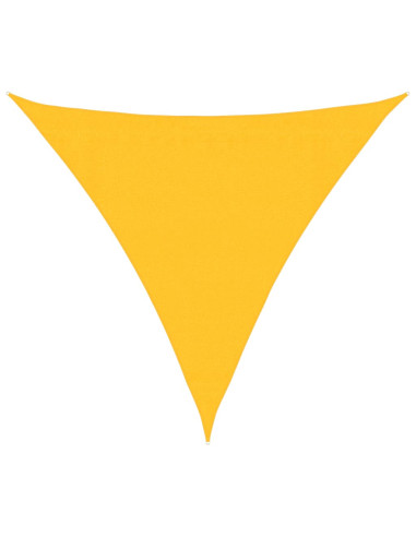 Vela Parasole 160 g/m² Gialla 3,6x3,6x3,6 m in HDPE