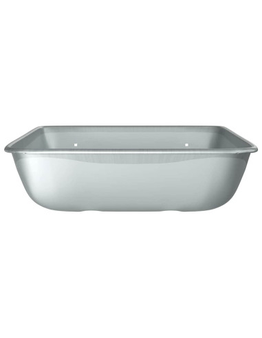 Sostituzione Vassoio Carriola Argento 80 x 60 x 25 cm Acciaio