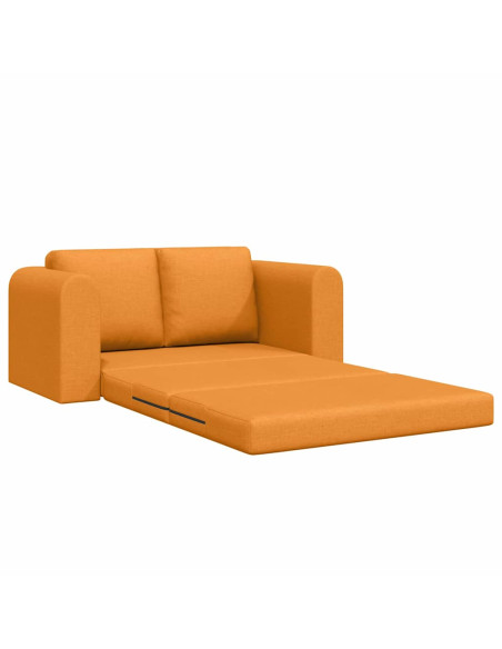 Divano letto 60cm Giallo Scuro Tessuto