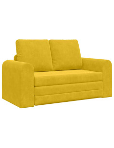 Divano letto 60cm Giallo Velluto 2