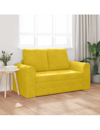 Divano letto 60cm Giallo Velluto