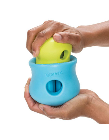 West Paw Giocattolo per Cani con Zogoflex Toppl Verde Mela S