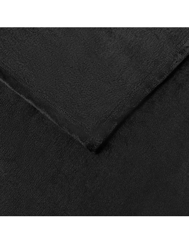Coperta Nero 150 x 200 cm Panno