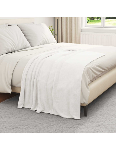Coperta Bianco 130 x 150 cm Panno