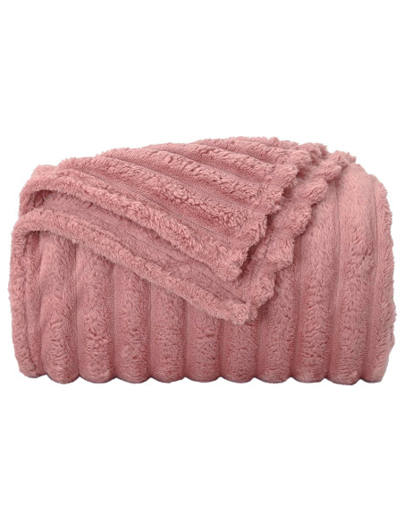 Coperte da Pile 6 pcs Rosa 240 x 220 cm Panno