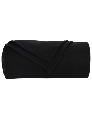 Coperte da Pile 6 pcs Nero 240 x 220 cm Panno
