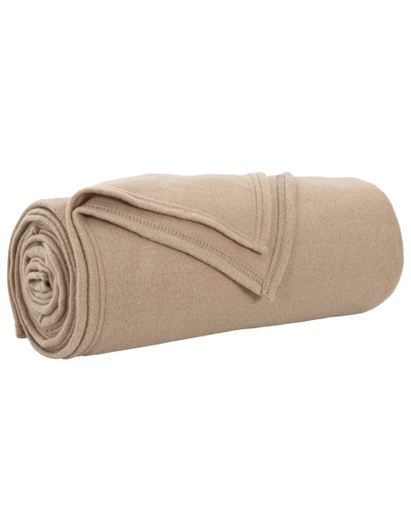 Coperte da Pile 24 pcs Cammello 200 x 150 cm Panno