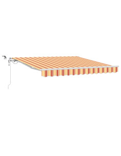 Tenda Retrattile Giallo e Arancione 350 x 250 cm 2