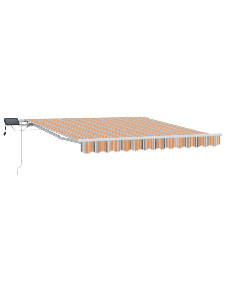 Tenda Retrattile Multicolore 350 x 250 cm Tessuto e acciaio