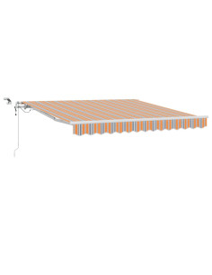Tenda Retrattile Multicolore 350 x 250 cm Poliestere e Metallo 2