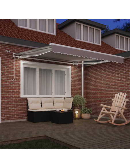 Tenda Retrattile Grigio chiaro 350 x 250 cm