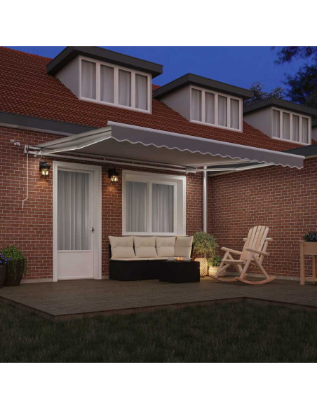 Tessuto per Tenda Grigio Chiaro 400 × 300 cm Poliestere