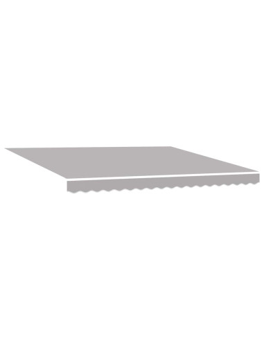 Tessuto per Tenda Grigio Chiaro 400 × 300 cm Poliestere