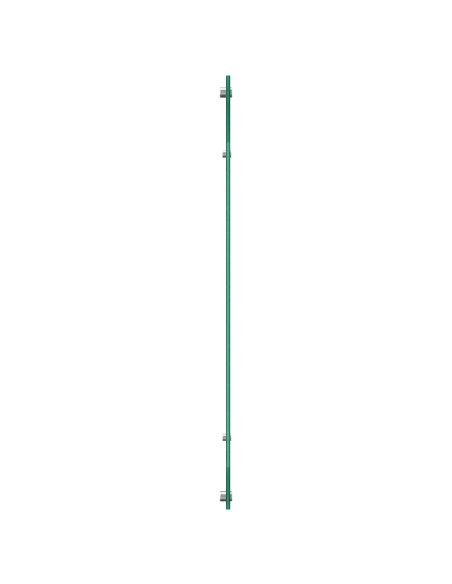 Schienale da cucina 2 pcs Bianco 120 x 60 cm vetro temperato