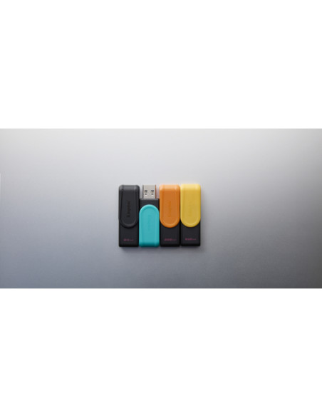 Kingston Technology DataTraveler 256GB Portable USB 3.2 Gen 1 Exodia S (Nero/Arancia)