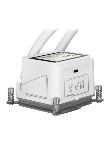 ASUS MAX Gaming LC 360 ARGB LCD White Edition Processore Raffreddatore di liquidi tutto in uno 12 cm Bianco