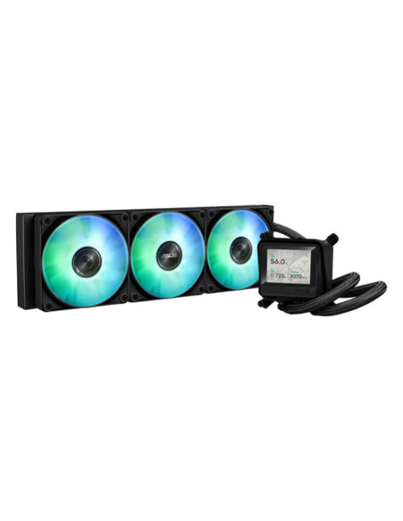ASUS MAX GAMING LC 360 ARGB LCD Processore Raffreddatore di liquidi tutto in uno 12 cm Nero