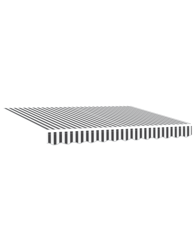 Tenda Retrattile Antracite e Bianco 250 x 200 cm