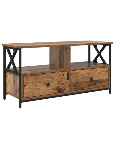 Mobile TV con cassetto Legno vecchio 90 x 33 x 45 cm