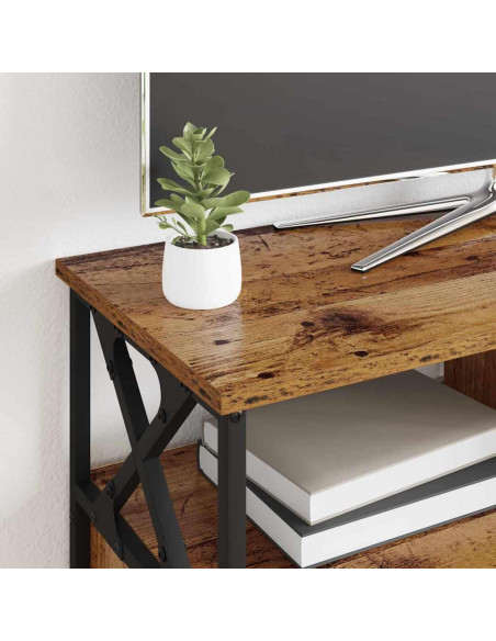Mobile TV con cassetto Legno vecchio 90 x 33 x 45 cm