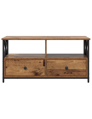 Mobile TV con cassetto Legno vecchio 90 x 33 x 45 cm