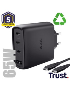 MAXO 65W 4P GAN CHARGER BLK