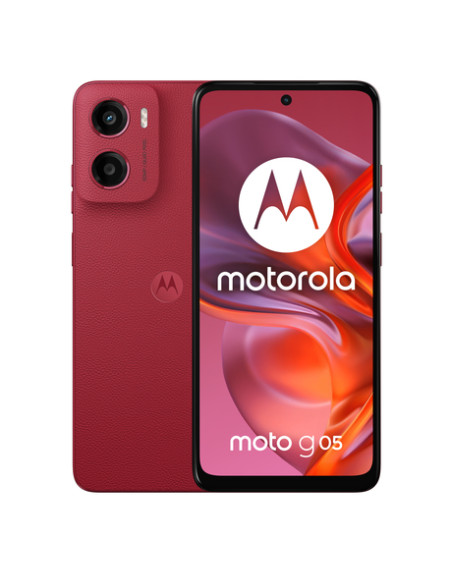 Motorola moto g05 16,9 cm (6.67") Doppia SIM Android 15 4G USB tipo-C 4 GB 128 GB 5200 mAh Rosso