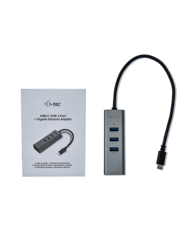i-tec Metal C31METALG3HUB pannello drive bay Grigio