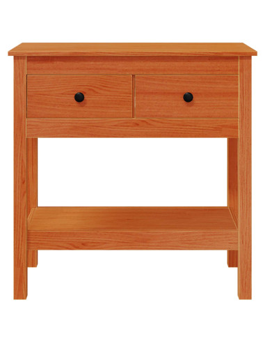 Tavolo consolle con cassetto Marrone cerato 75 x 35 x 75 cm